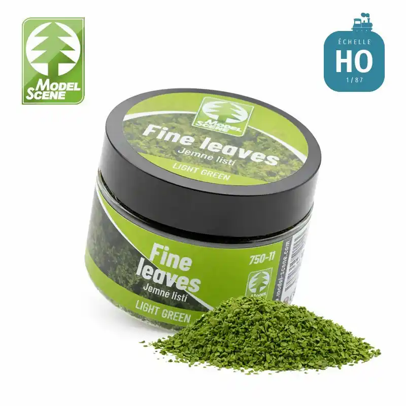 Feuilles miniatures en vrac vert clair 120 ml Model Scene 750-11 - Sehr beliebt