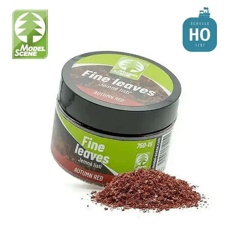 Feuilles miniatures en vrac rouge d‘automne 120 ml Model Scene 750-15 | Top-Angebot