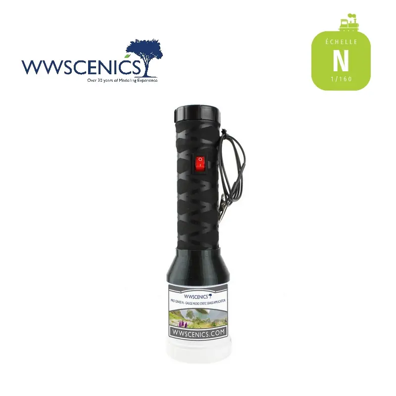 Top-Qualität | Micro-applicateur électrostatique de fibres Pro Grass N WWScenics WSPG-0036