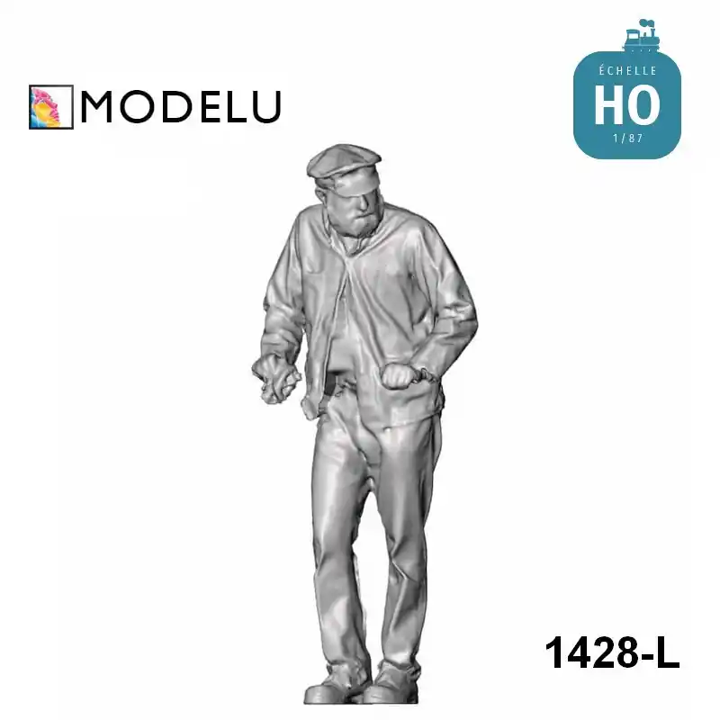 Extra-Rabatt - Conducteur penché côté gauche de la cabine HO Modelu 1428-087L