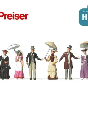 Passants 1900 HO Preiser 12139 | Sehr beliebt