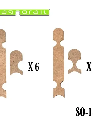 Ausverkauf - Gleisabdeckungshalter 60 cm Gerade Doppelspur Magnorail SO-14