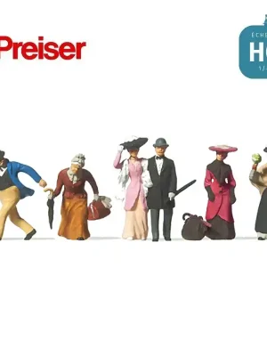 Vorteilspreis | Voyageurs passants 1900 HO Preiser 12138