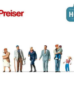 Passants et enfants HO Preiser 10415 | Nur begrenzt verfügbar