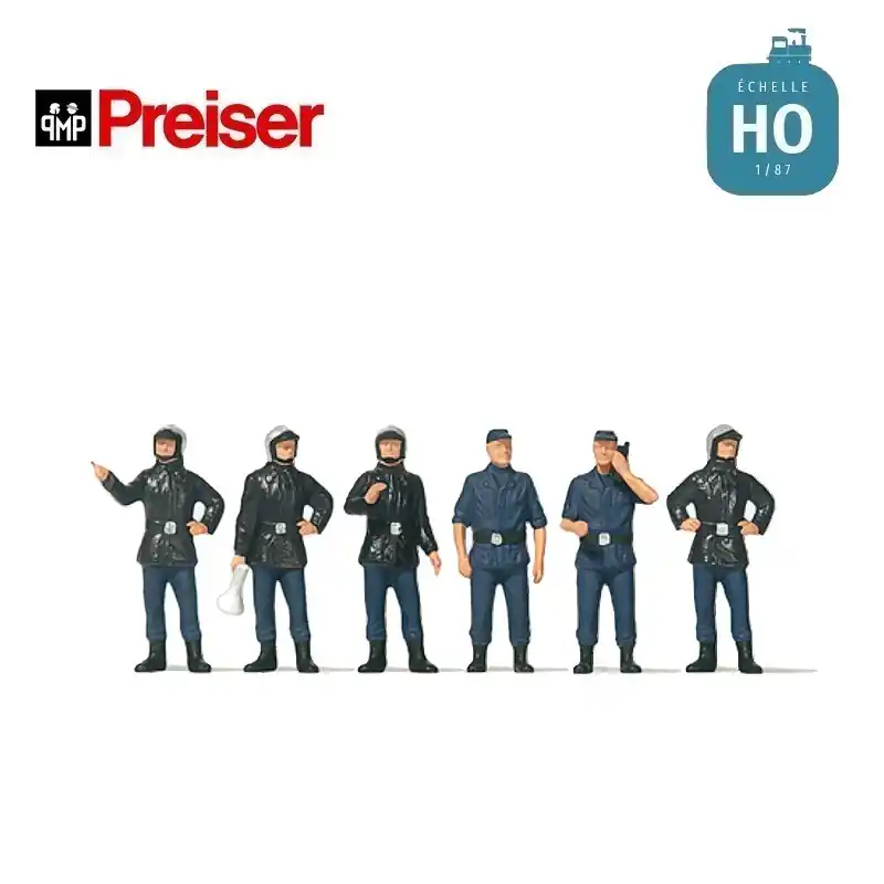 Bestseller - Pompiers Français HO Preiser 10232