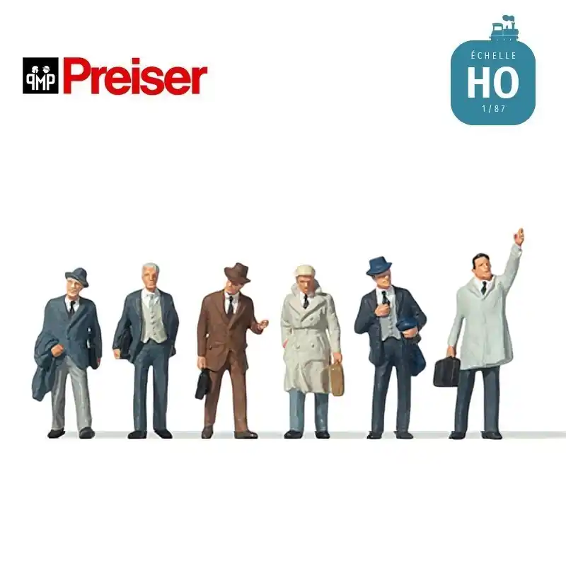 Hommes d‘affaires HO Preiser 10381 | Fast ausverkauft