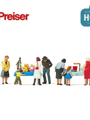 Marché aux puces HO Preiser 10595 | Neu eingetroffen