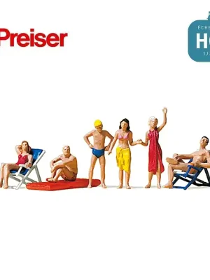 Au bain près du lac HO Preiser 10428 - Markenqualität
