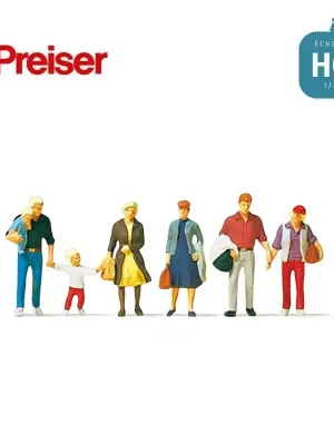 Voyageurs HO Preiser 10517 | Top-Qualität