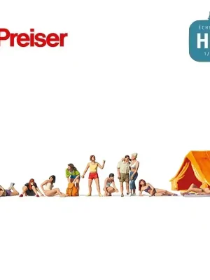 Au camping HO Preiser 10538 - Jetzt sparen