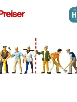 Ouvriers divers HO Preiser 10030 - Verfügbar