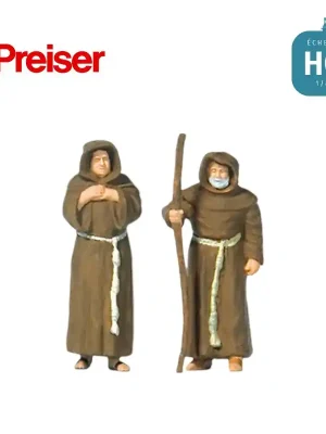 Moines médiéval 2pcs HO Preiser 28220 - Direkt kaufen