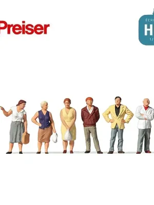 Jetzt verfügbar - Passants style ancien HO Preiser 10451