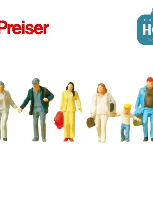 Begrenzte Stückzahl | Passants en train de marcher HO Preiser 14042
