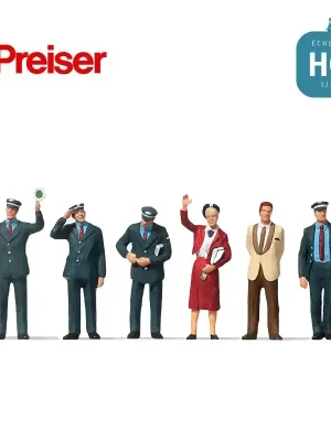 Zertifiziert | Personnel de train HO Preiser 10237