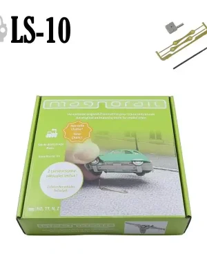 Basic Starter Set Magnorail Neue Kette Generation 3 + 2 Fahrzeugschleifer für Auto H0 LS-10 | Hochwertig