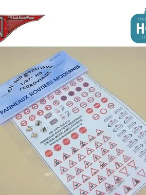 Neues Produkt | Moderne Straßenschilder H0 PN Sud Modélisme 87-3