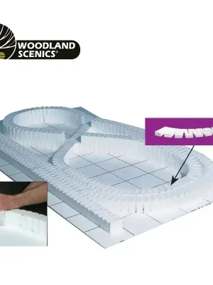 Nur solange der Vorrat reicht - Elément de départ rampe flexible 2% 8 pcs Woodland Scenics WST1412