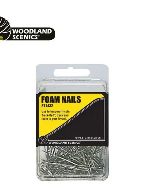 Agrafes de fixation 5 cm 75 pcs Woodland Scenics WST1432 - Nur wenige verfügbar