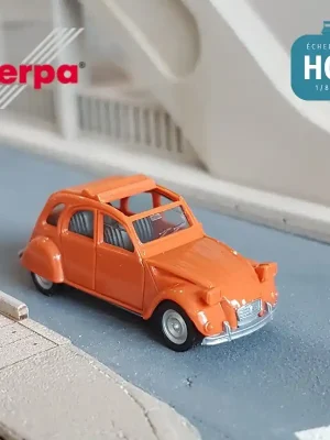 Citroen 2 CV orange HO Herpa 020824-006 | Sehr beliebt