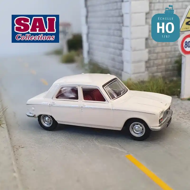 Peugeot 204 1968 blanc courchevel HO SAI 6250 | Hohe Qualität