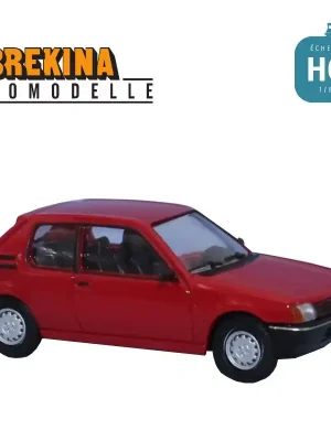 Zertifiziert | Peugeot 205 XT Rouge Vallelunga HO Brekina 6306