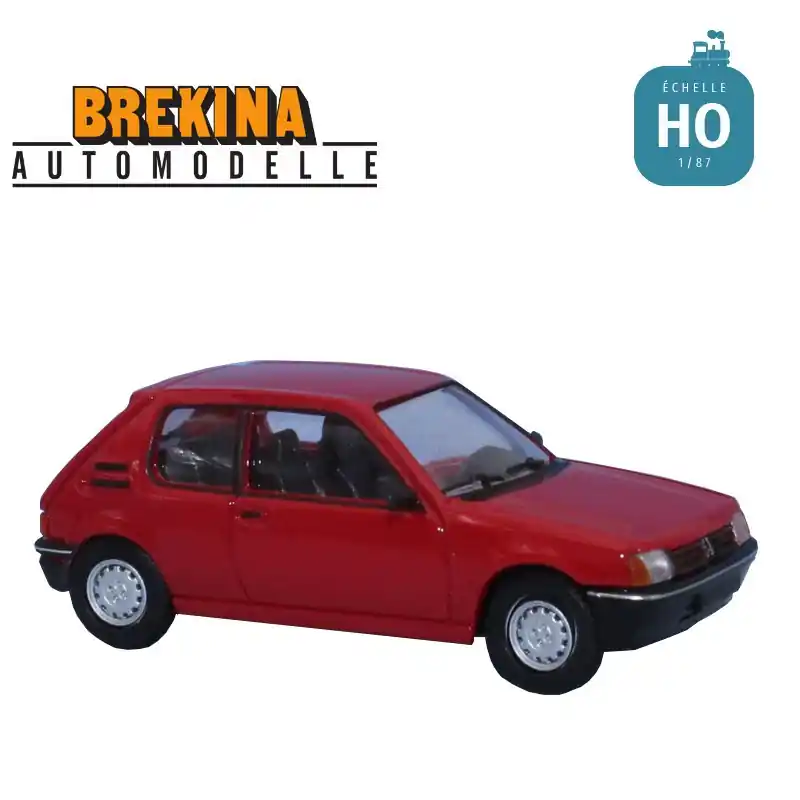 Zertifiziert | Peugeot 205 XT Rouge Vallelunga HO Brekina 6306