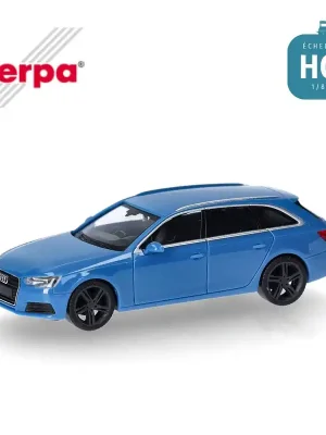 Voiture Audi A4 Avant bleu HO Herpa 028578-003 | Preis gesenkt