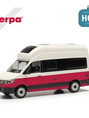 Camionnette Volkswagen Crafter Grand California blanc/rouge HO Herpa 096294-003 | Bestpreis