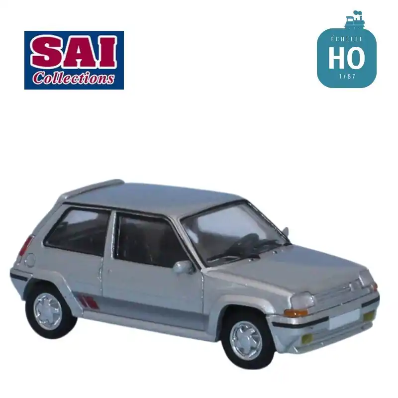 Sparangebot - Renault 5 GT Turbo phase 2 argent métallisé 1987 HO SAI 7235