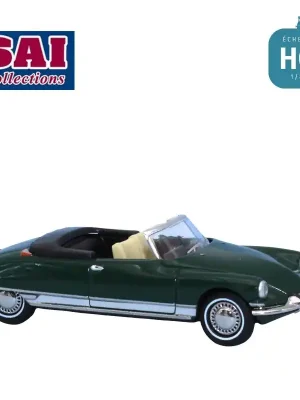 Citroën DS cabriolet capote ouverte vert forêt HO SAI 7804 | Vorteilspreis