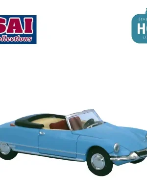 Citroën DS cabriolet capote ouverte bleu ciel HO SAI 7809.2 - Heute bestellen