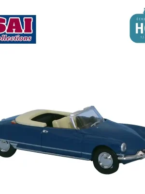 Mega-Angebot - Citroën DS cabriolet capote ouverte bleu HO SAI 7809.1
