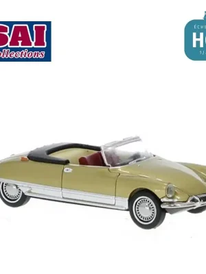 Sonderpreis - Citroën DS cabriolet capote ouverte or HO SAI 7802