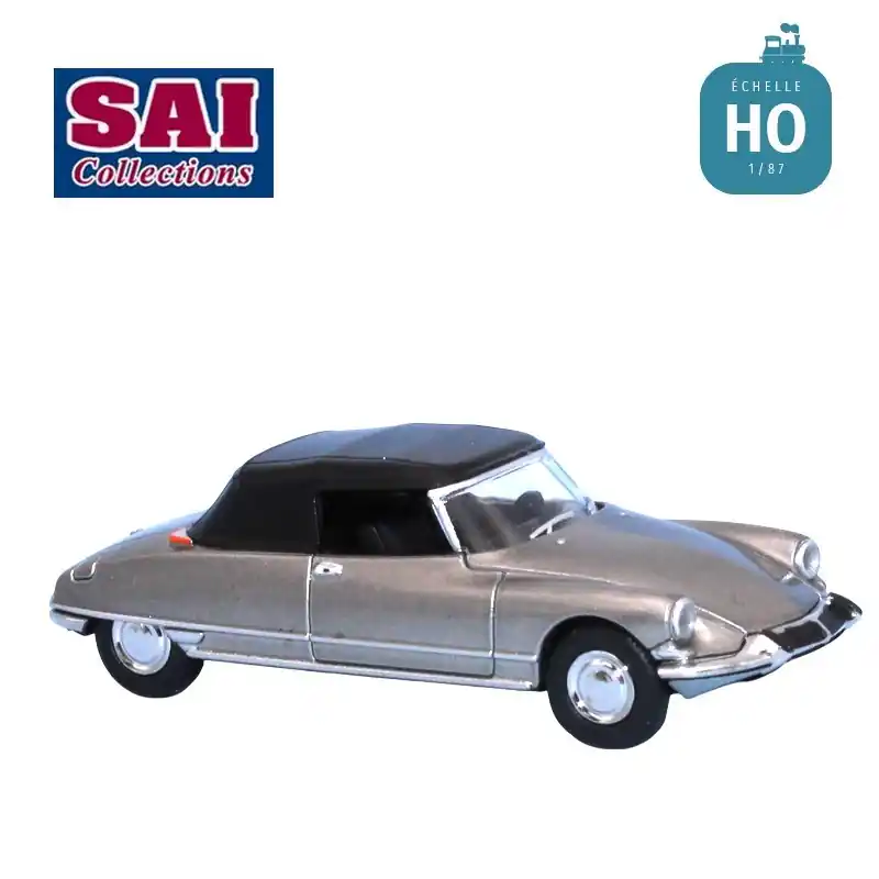 Citroën DS cabriolet capote fermée argent HO SAI 7811 | Zertifiziert