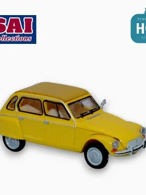 Direkt bestellen - Citroën Dyane 6 capote fermée jaune mimosa 1973 HO SAI 7615