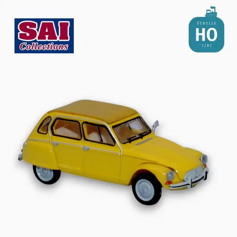 Direkt bestellen - Citroën Dyane 6 capote fermée jaune mimosa 1973 HO SAI 7615
