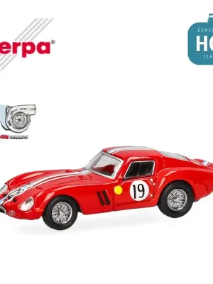 Voiture de course Ferrari 250 GTO "19" rouge MicroCity HO Herpa 87MC000062 - Nur solange der Vorrat reicht