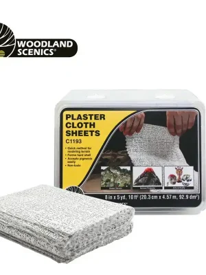 Bande de plâtre en feuille 30 pcs 20,3 x 30,4 cm Woodland Scenics WC1193 - Neu hinzugefügt