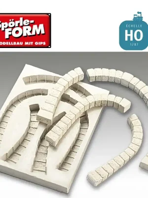 Meistverkauft - Moule pierres de parement pour entrée de tunnel 1 et 2 voies HO Spörle 6305