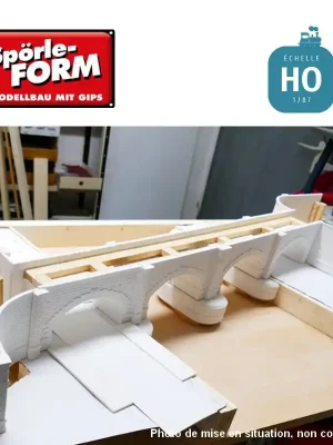 Expressversand | Set de 6 moules pour construction pont de Dresde HO Spörle 8000