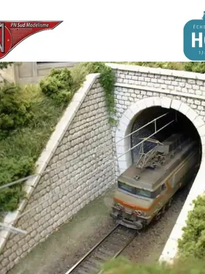 Kostenlose Rückgabe - Eingleisiges Portal H0 PN Sud Modelisme 8715