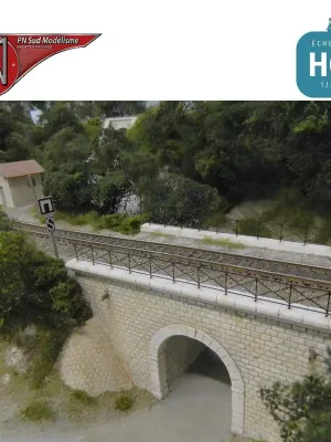 Neu verfügbar | Brückengeländer mit Gitterwerk H0 PN Sud Modélisme 87703