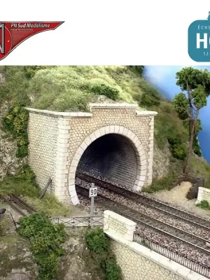 Tunneleingang 2-gleisiger mit Gewölbe H0 PN Sud Modélisme 8737 | Sicher einkaufen