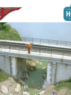 Einspurige Betondeckbrücke H0 PN Sud Modélisme 8706 | Heute bestellen