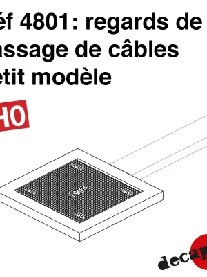 Bewährte Qualität - Kabeleinführungsschächte H0 Decapod 4801