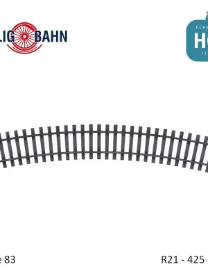 Rail courbe Elite R21 425mm code 83 HO Tillig 85141 | Kundenfavorit