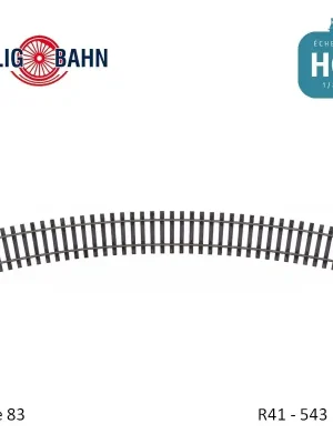 Bewährte Qualität - Rail courbe Elite R41 543mm code 83 HO Tillig 85145