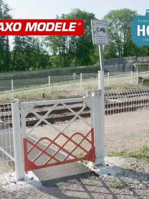 Bestellbar - Portillon passage piéton 2 pcs HO Haxo Modèle HM45010