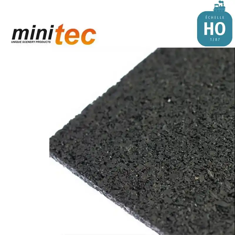 Kundenfavorit | Semelle isophonique pour ballast épaisseur 3mm, 20 bandes de 600x19mm Minitec US58-3019-00